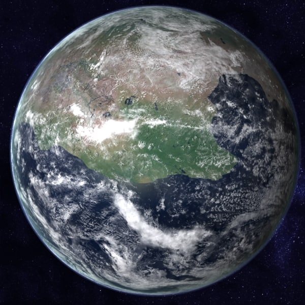 amasia future earth pangea max - Future Earth - Pangea Amasia... by MichaelTaylor3D