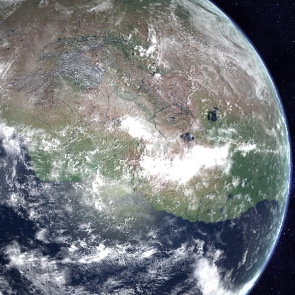 maya novopangea future pangea earth - Future Earth - Novopangea... by MichaelTaylor3D