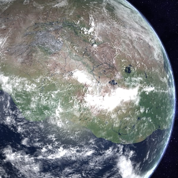 amasia future earth pangea max - Future Earth - Pangea Amasia... by MichaelTaylor3D