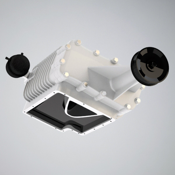 3d generic supercharger model - Generic Supercharger by QLEE