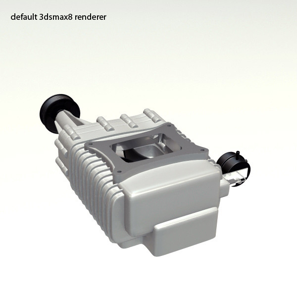 3d generic supercharger model - Generic Supercharger by QLEE