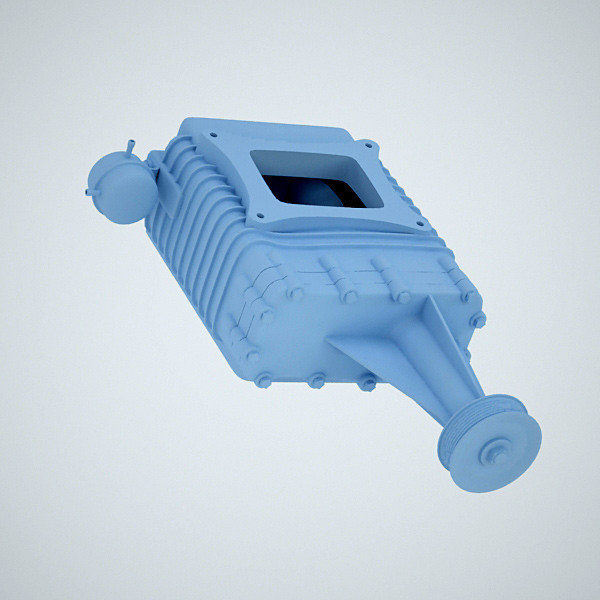 3d generic supercharger model - Generic Supercharger by QLEE