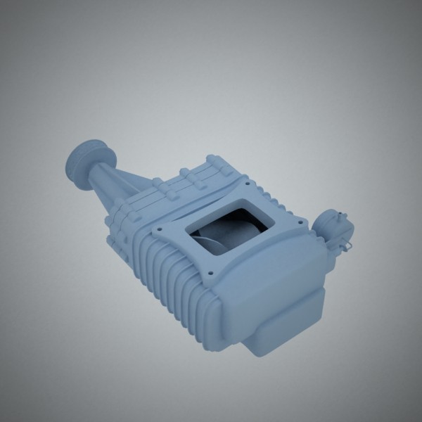 3d generic supercharger model - Generic Supercharger by QLEE