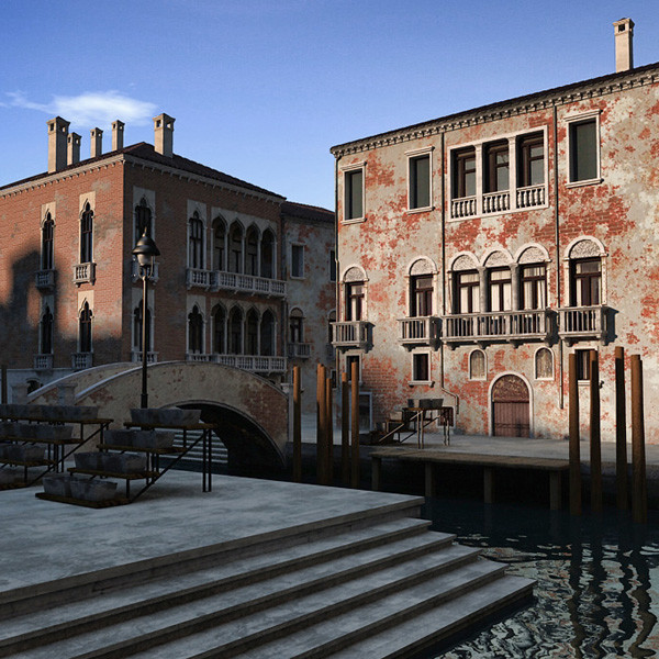 3dsmax venice scene - Venice Ultimate Scene... by Til E