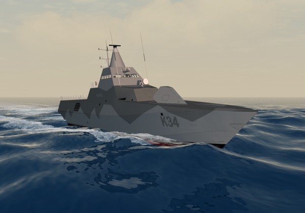 3d hms nykoping model - HMS Nykoping blend by David Holloway