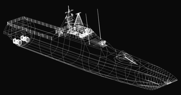 hms nykoping 3d 3ds - HMS Nykoping 3ds by David Holloway