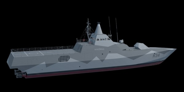 hms nykoping 3d model - HMS Nykoping obj by David Holloway