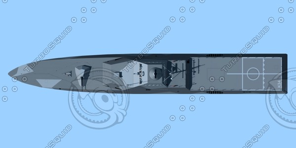 hms nykoping 3d model - HMS Nykoping obj by David Holloway
