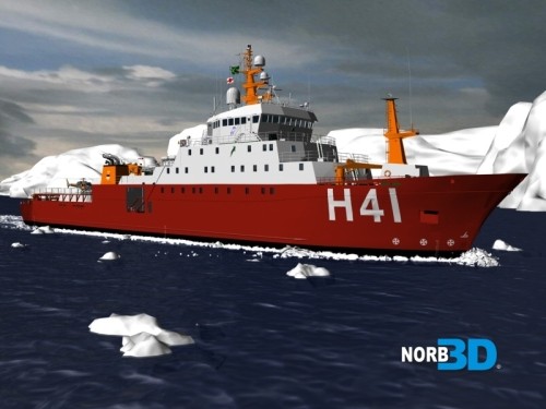 polar ship maximiano 3d model - NPo Alte.Maximiano... by NORB3D