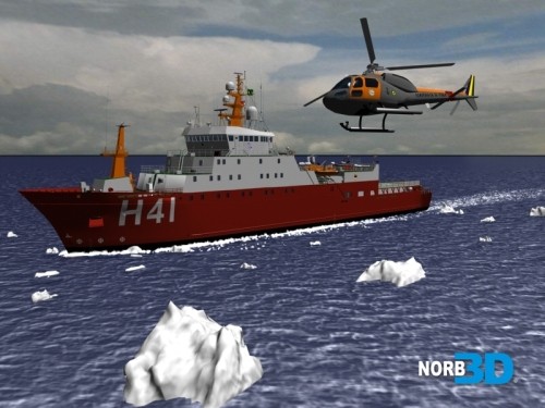 polar ship maximiano 3d model - NPo Alte.Maximiano... by NORB3D