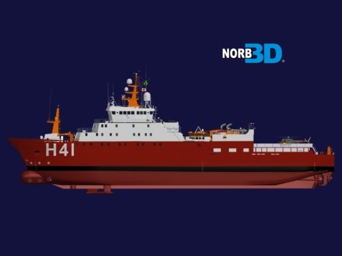 polar ship maximiano 3d model - NPo Alte.Maximiano... by NORB3D