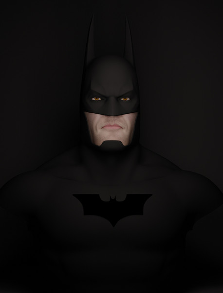 batman obj - BatmanStatue by dentonvanzan