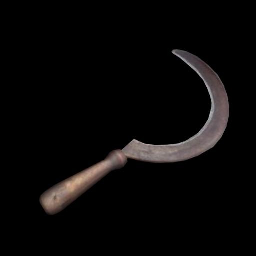 3d model sickle - Low Poly Sickle by indra_p