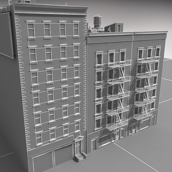 downtown building 2 3d model - Down Town Building 2 by Imagework