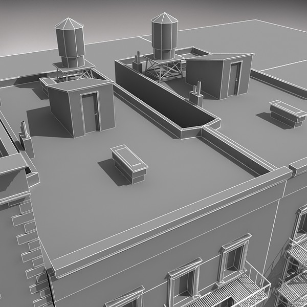 downtown building 2 3d model - Down Town Building 2 by Imagework