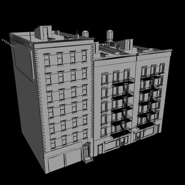 downtown building 2 3d model - Down Town Building 2 by Imagework