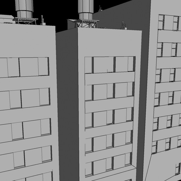 downtown building 2 3d model - Down Town Building 2 by Imagework