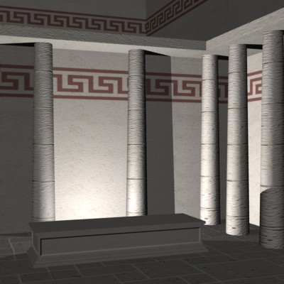greek doric temple 3d model - Greek Doric Temple by mostlysquare