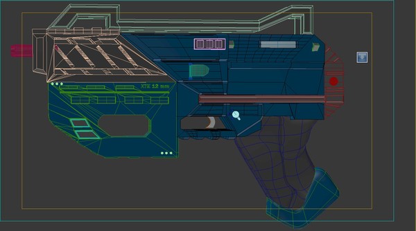 xte weapon 3d model - Weapon Special XTE... by Insect.Digital.Alchemy