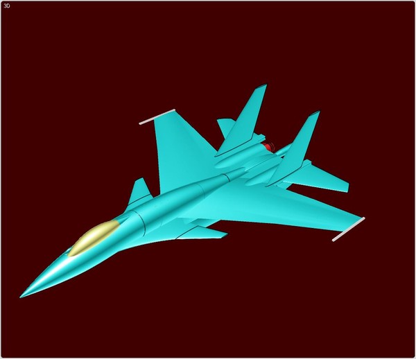 3ds max sukhoi su-37 terminator assembly - Sukhoi Su-37 Terminator Assembly Model by RodgerSaintJohn