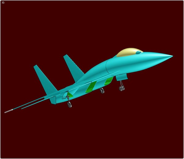 3ds max sukhoi su-37 terminator assembly - Sukhoi Su-37 Terminator Assembly Model by RodgerSaintJohn