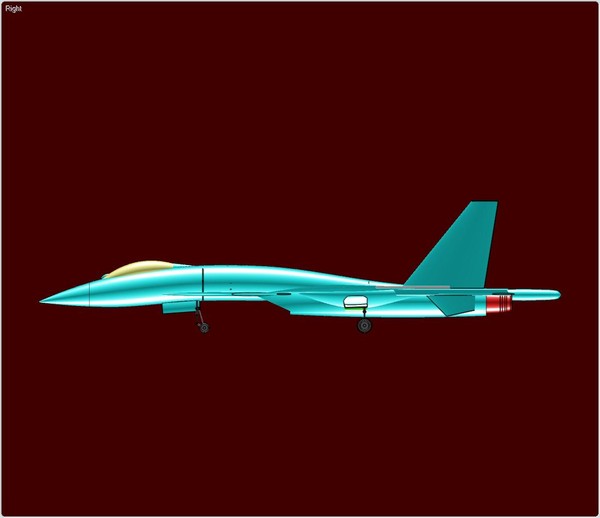 3ds max sukhoi su-37 terminator assembly - Sukhoi Su-37 Terminator Assembly Model by RodgerSaintJohn