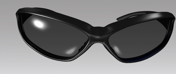 3d model bobster charger sunglasses - Sunglasses, Bobster Charger by Stealth Modeler