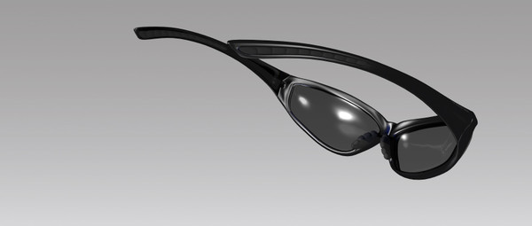 3d model bobster charger sunglasses - Sunglasses, Bobster Charger by Stealth Modeler