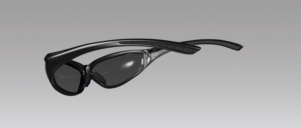 3d model bobster charger sunglasses - Sunglasses, Bobster Charger by Stealth Modeler