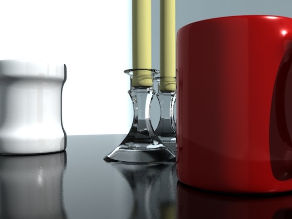 table scene 3d max - Bistro Table Scene by christiano247