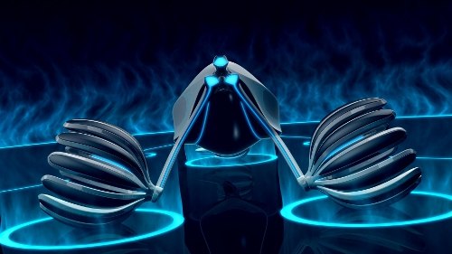future conceptcar scene 3d 3ds - Conceptcar_01+scene by PolygonFly