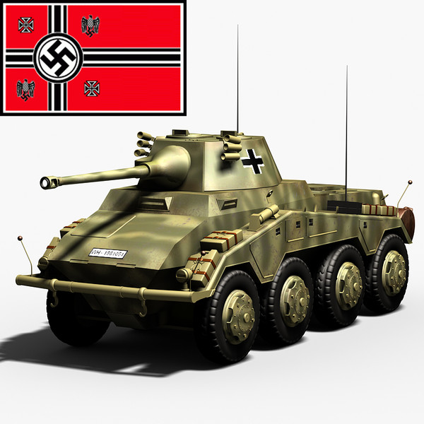 ww2 german sdkfz 234 3d max - Sdkfz 234 PUMA by Sandu_Bublic