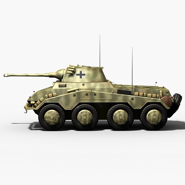 ww2 german sdkfz 234 3d max - Sdkfz 234 PUMA by Sandu_Bublic