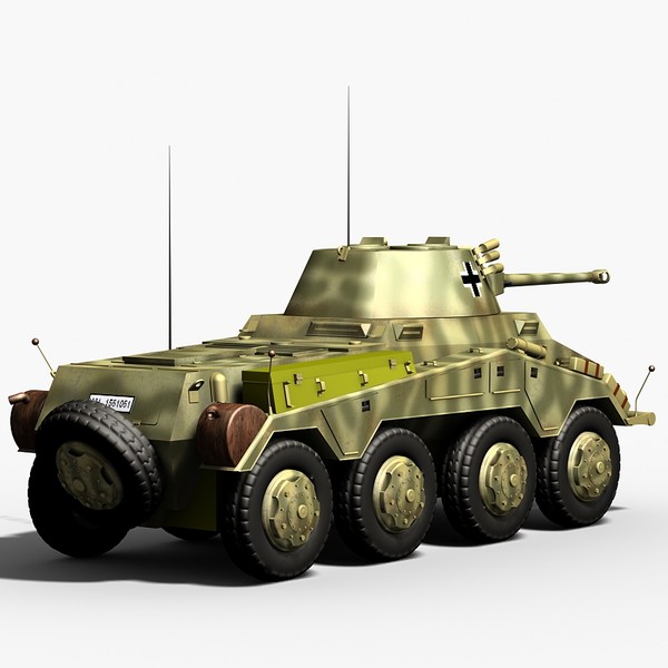 ww2 german sdkfz 234 3d max - Sdkfz 234 PUMA by Sandu_Bublic
