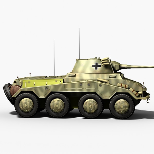 ww2 german sdkfz 234 3d max - Sdkfz 234 PUMA by Sandu_Bublic
