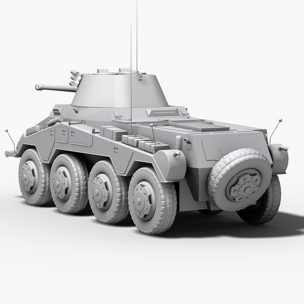 ww2 german sdkfz 234 3d max - Sdkfz 234 PUMA by Sandu_Bublic