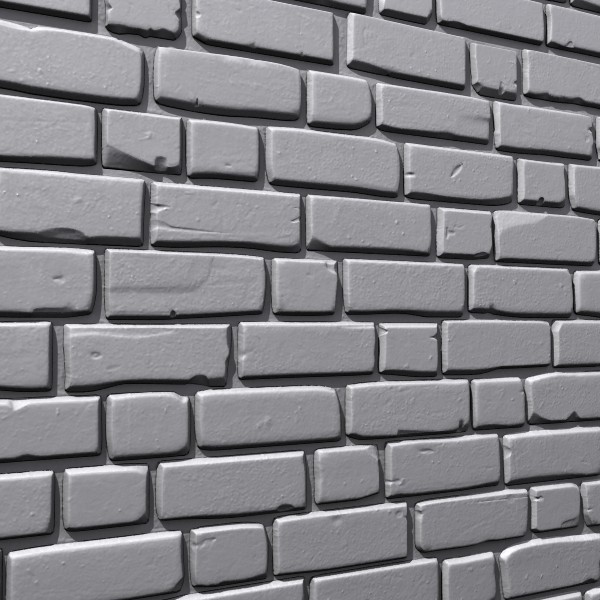 3d model brick wall 02 - Bricks wall #02... by Sunnncho