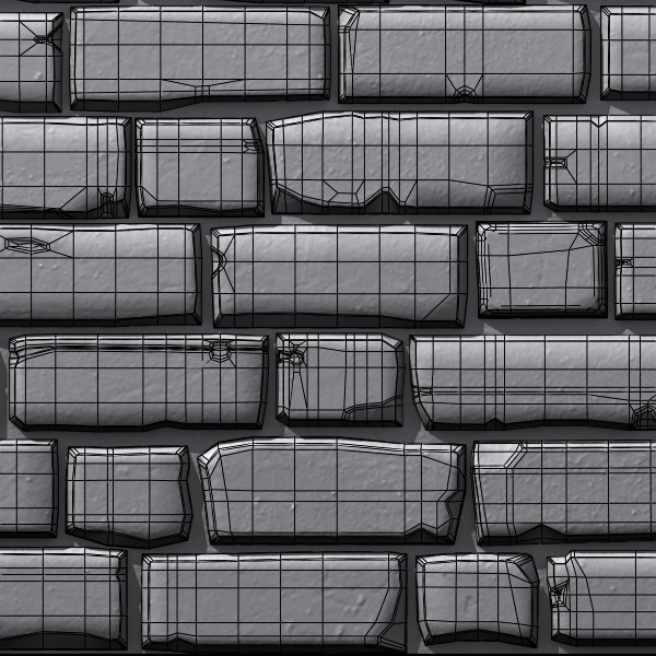 3d model brick wall 02 - Bricks wall #02... by Sunnncho
