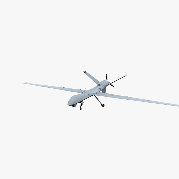 mq-9 reaper 3d model - MQ-9 Reaper 2 by 3d_molier