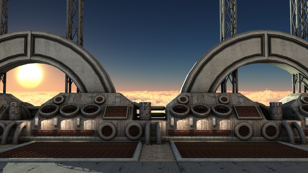futuristic bridge environment scene 3d c4d - Futuristic Bridge Environment by KeremGogus