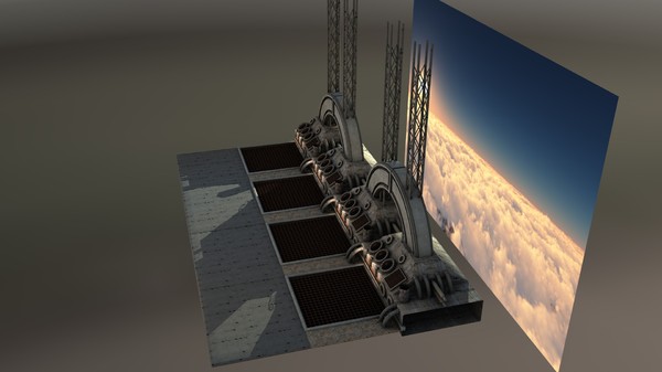 futuristic bridge environment scene 3d c4d - Futuristic Bridge Environment by KeremGogus