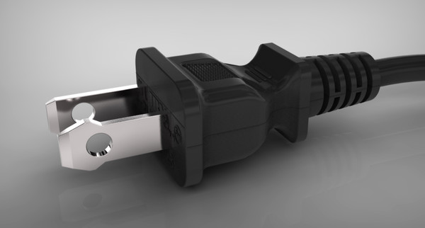 3d model electrical plug modeled - Electrical Outlet Plug 3D Model by MAC_MODEL