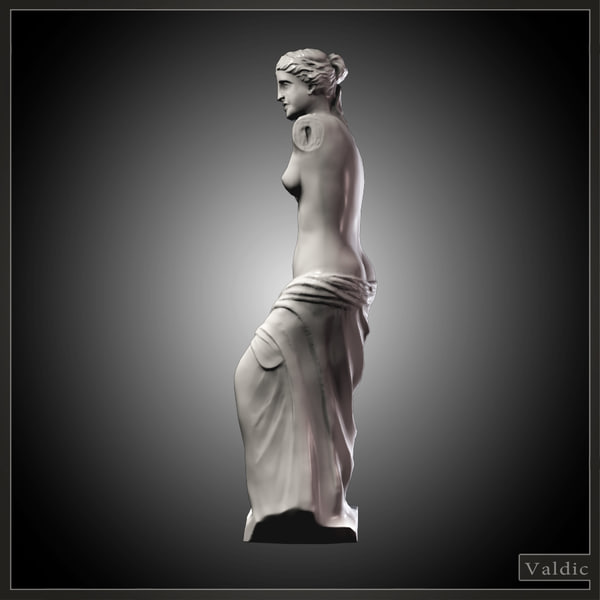 venus hi 3d model - Venus hi poly + low poly by valdic