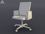conference chair way swivel 3d max