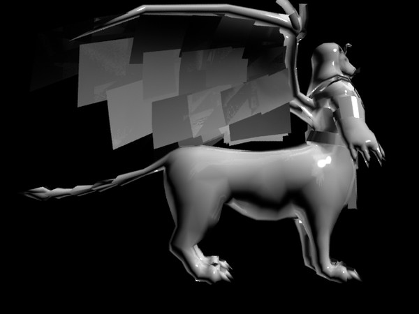 free 3ds mode creature beast - Sphinx by Aindra00