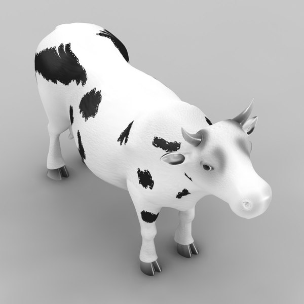 cow animation 3d 3ds - Animal.Cow.MAX.MF by 3DLocker