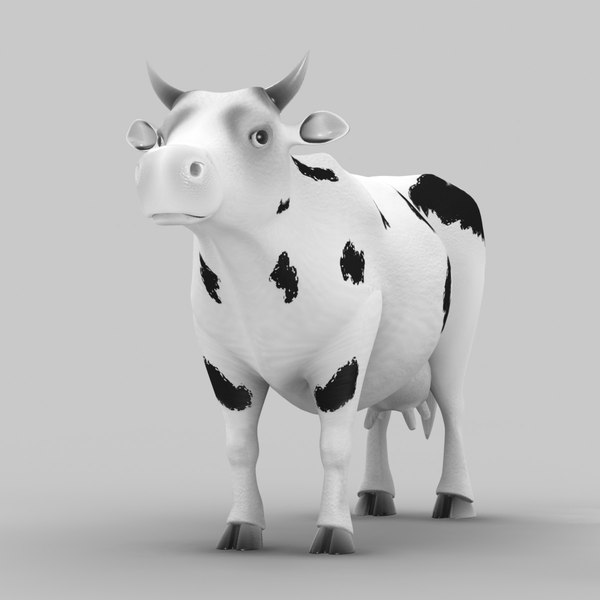 cow animation 3d 3ds - Animal.Cow.MAX.MF by 3DLocker