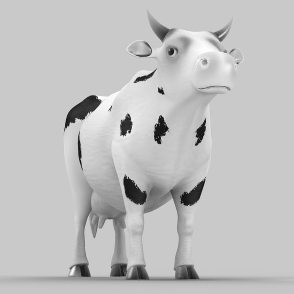 cow animation 3d 3ds - Animal.Cow.MAX.MF by 3DLocker