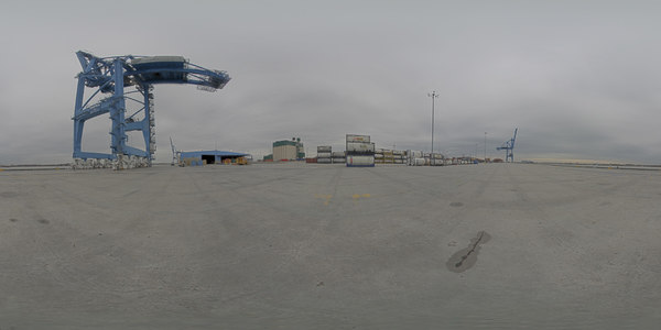 3d model 360 panorama port - Port Panorama HDRI by goggles