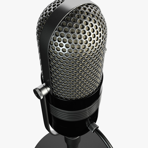 max retro microphone - Retro Microphone by RomanPritulyak